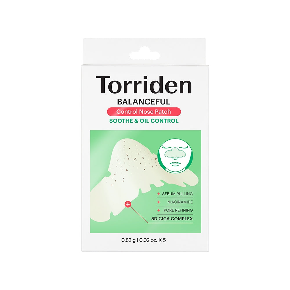 Torriden - Balanceful Control Cica Nose Patch (5 Patch)-thekimyoung.com