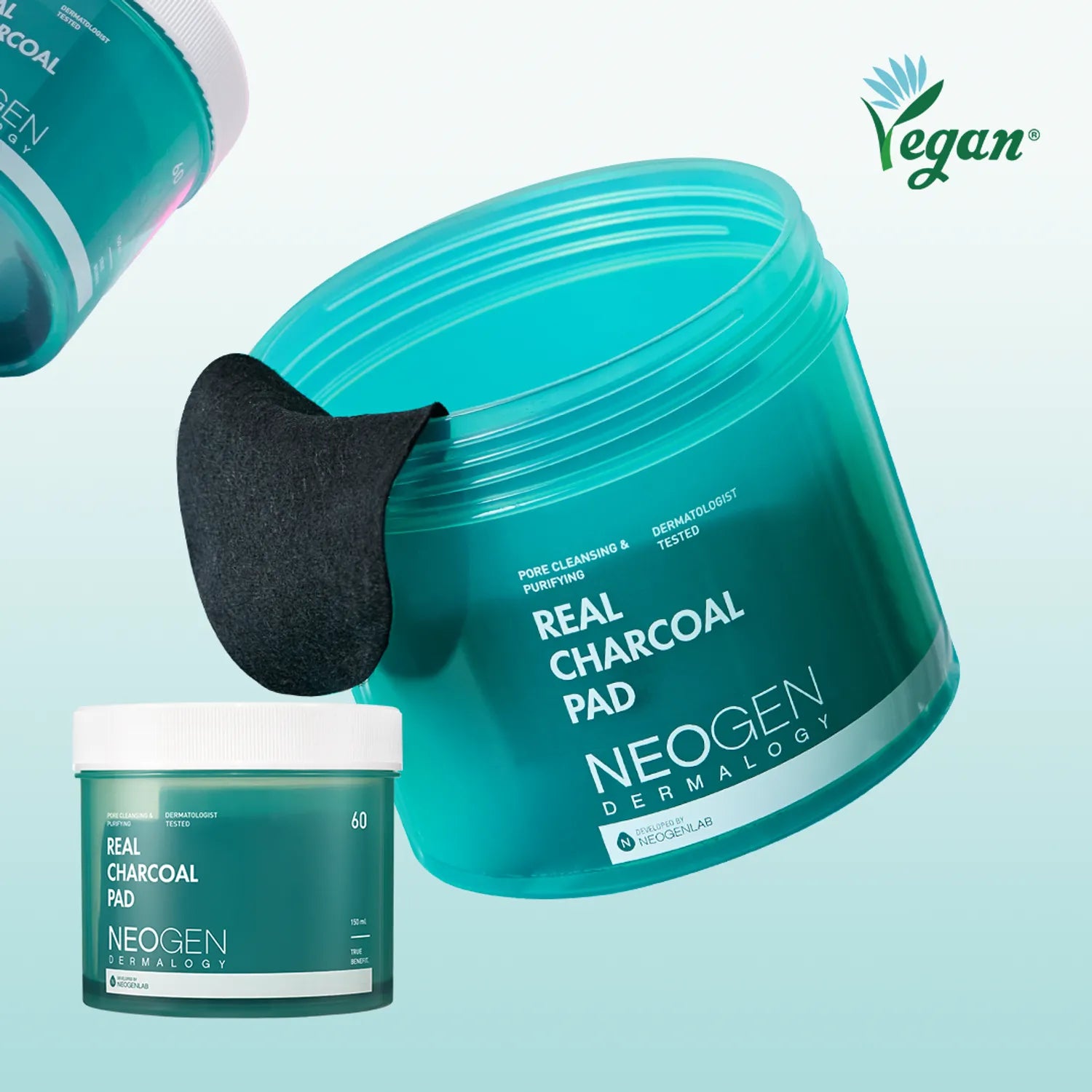NEOGEN - Dermalogy Real Charcoal Pad-thekimyoung.com