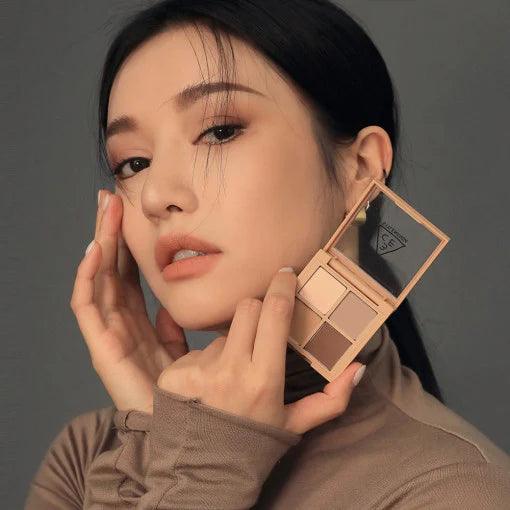 3CE MINI MULTI EYE COLOR PALETTE 3.5g #BROWN RUM-thekimyoung.com