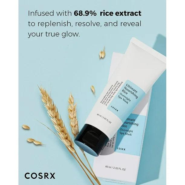 COSRX Ultimate Nourishing Rice Overnight Spa Mask 60ml-thekimyoung.com