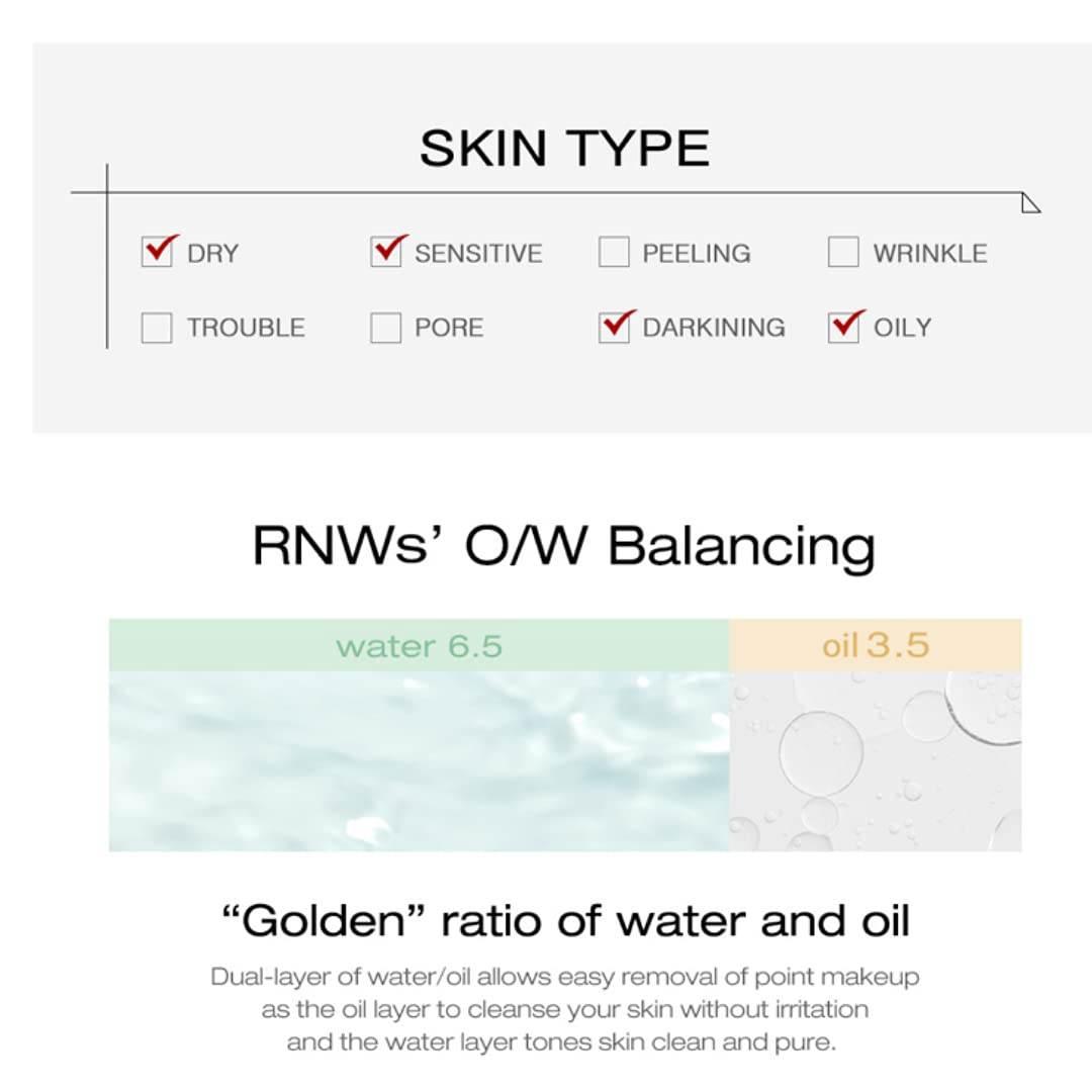 RNW DER. CLEAR Gentle Lip & Eye Makeup Remover 120ml-thekimyoung.com