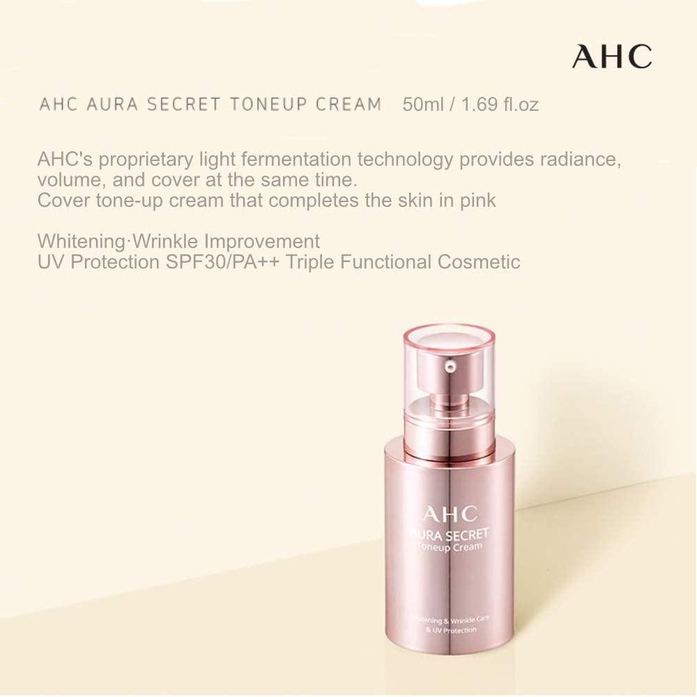 AHC AURA SECRET TONE UP CREAM SPF30 PA++ 50ml X 2ea Tone Up Cream AHC