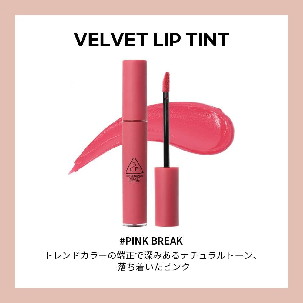 3CE Velvet Lip Tint 4g #PINK BREAK-thekimyoung.com