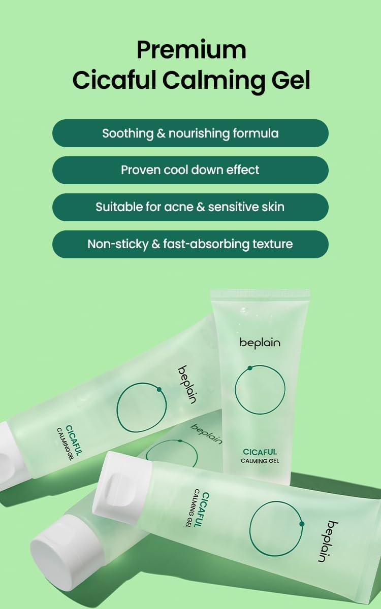 Beplain Cicaful Calming Gel 80ml-thekimyoung.com