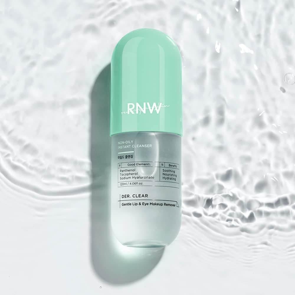RNW DER. CLEAR Gentle Lip & Eye Makeup Remover 120ml-thekimyoung.com