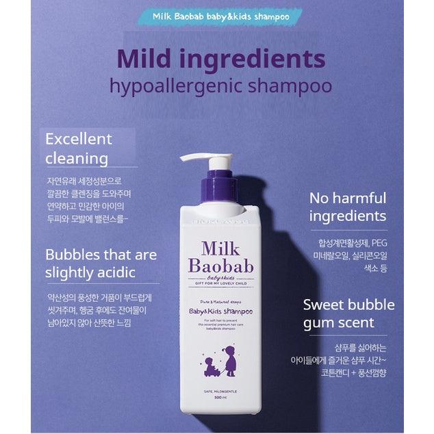 BIOKLASSE MILK BAOBAB Baby & Kids Shampoo 500ml Kids Shampoo BIOKLASSE