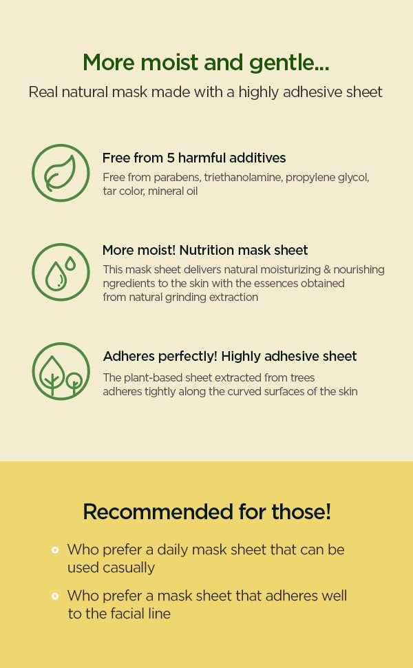 THE FACE SHOP Real Nature Honey Face Mask Set 20gX10ea (MOLANG Edition)-thekimyoung.com