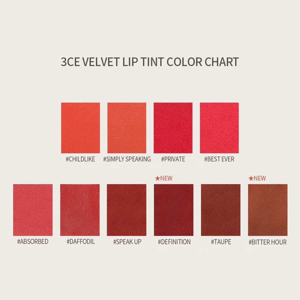 3CE Velvet Lip Tint 4g #BEST EVER-thekimyoung.com