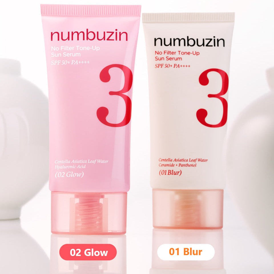 numbuzin - No.3 Porcelain Base-Skip Tone Up Beige SPF50+ PA++++ (50ml)-thekimyoung.com