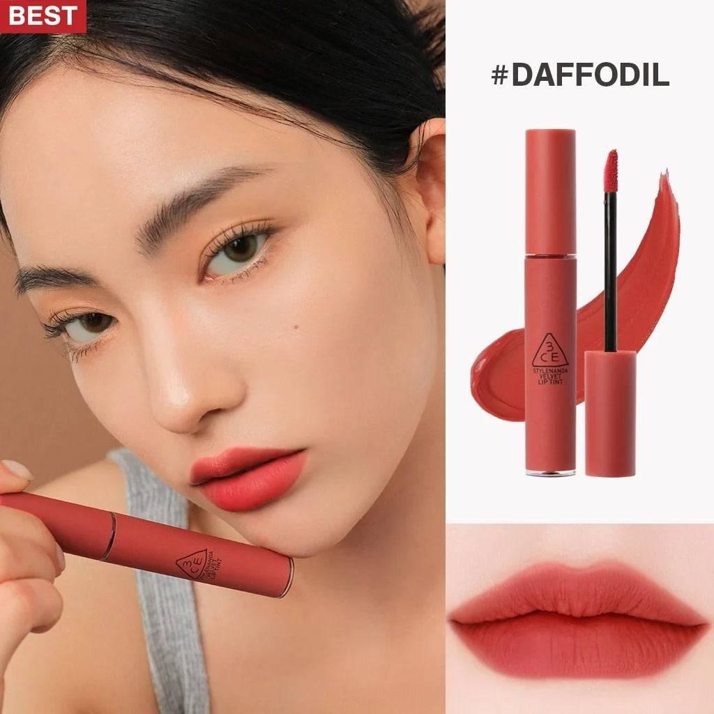 3CE Velvet Lip Tint 4g #DAFFODIL-thekimyoung.com