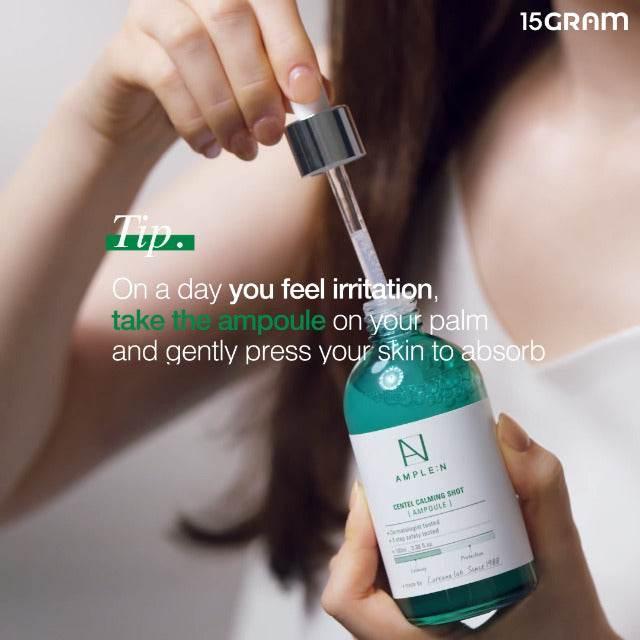 AMPLE:N Centel Calming Shot Ampoule Jumbo 100ml-thekimyoung.com
