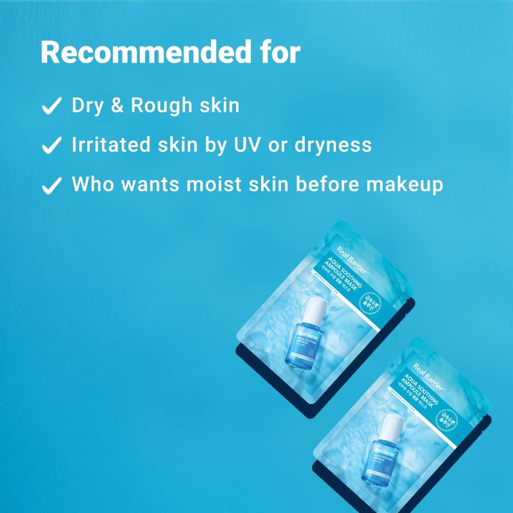 [Real Barrier] Aqua Soothing Ampoule Mask Sheet 28ml X 10ea-thekimyoung.com