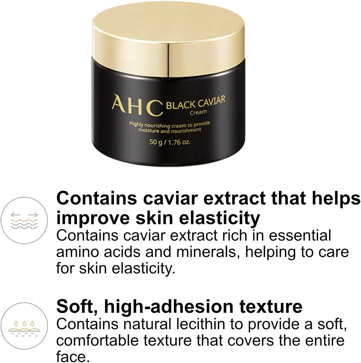 AHC Black Caviar Cream 50g Anti Aging Cream AHC
