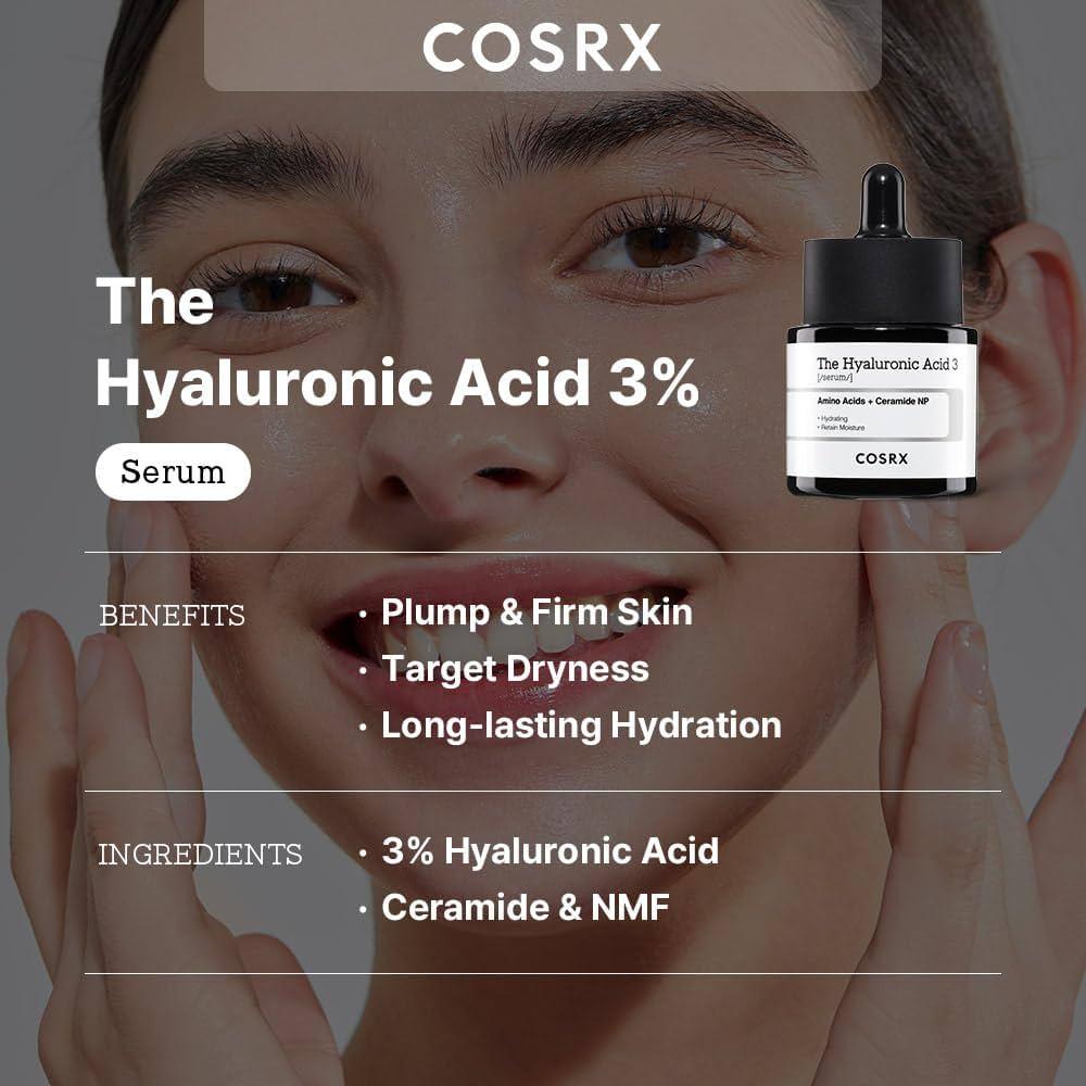 COSRX - The Hyaluronic Acid 3 Serum (20ml)-thekimyoung.com