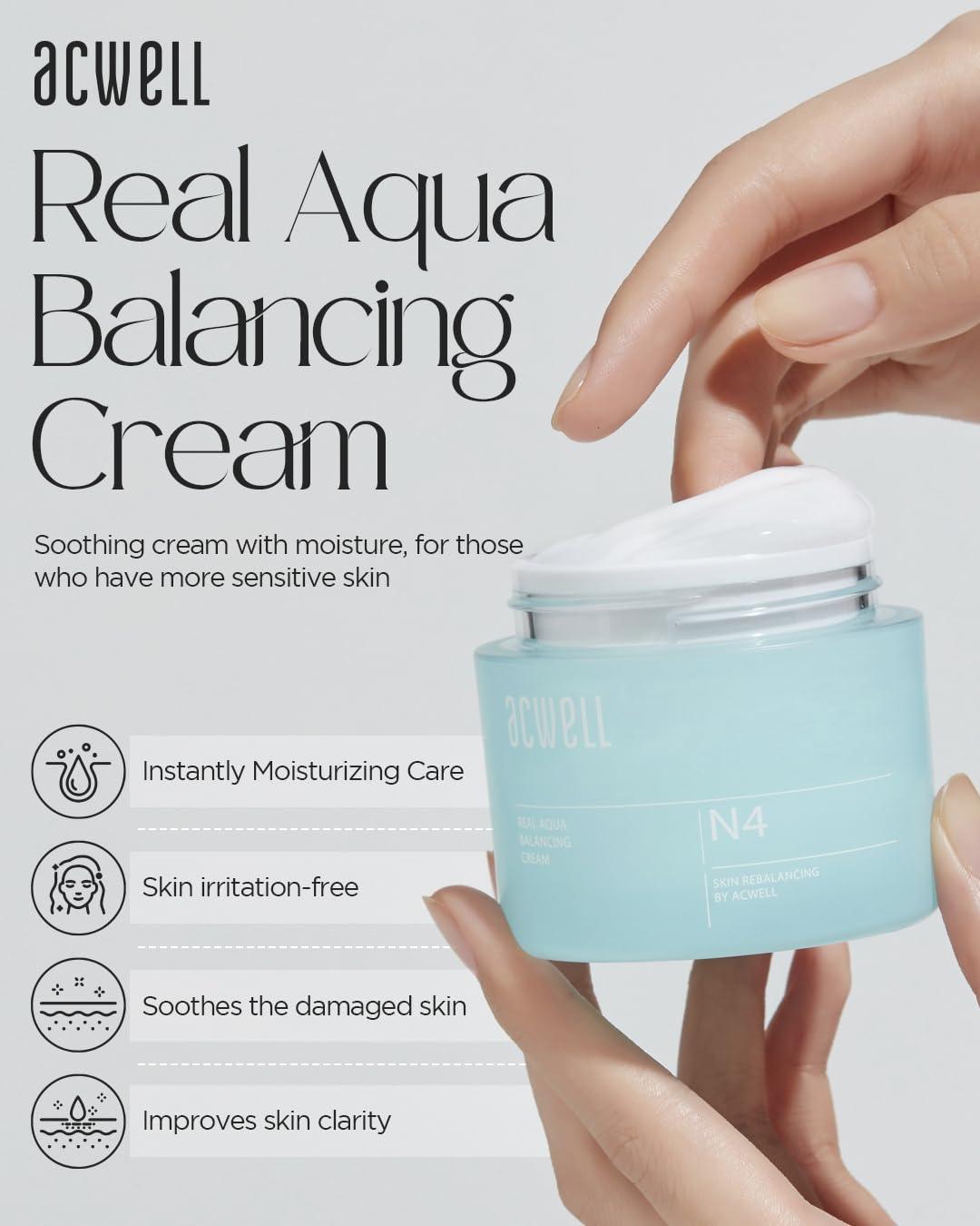 acwell Real Aqua Balancing Cream 50ml Face Cream acwell