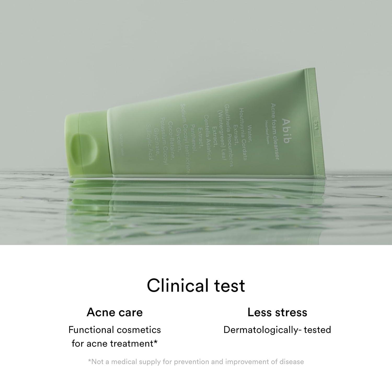 Abib Acne foam cleanser Heartleaf foam Cleansing Foam Abib