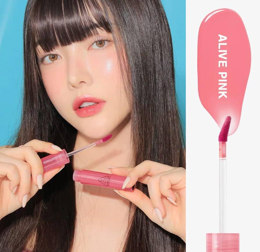 3CE SYRUP LAYERING TINT 4.7g (7 Colors) LIP TINT 3CE ALIVE PINK