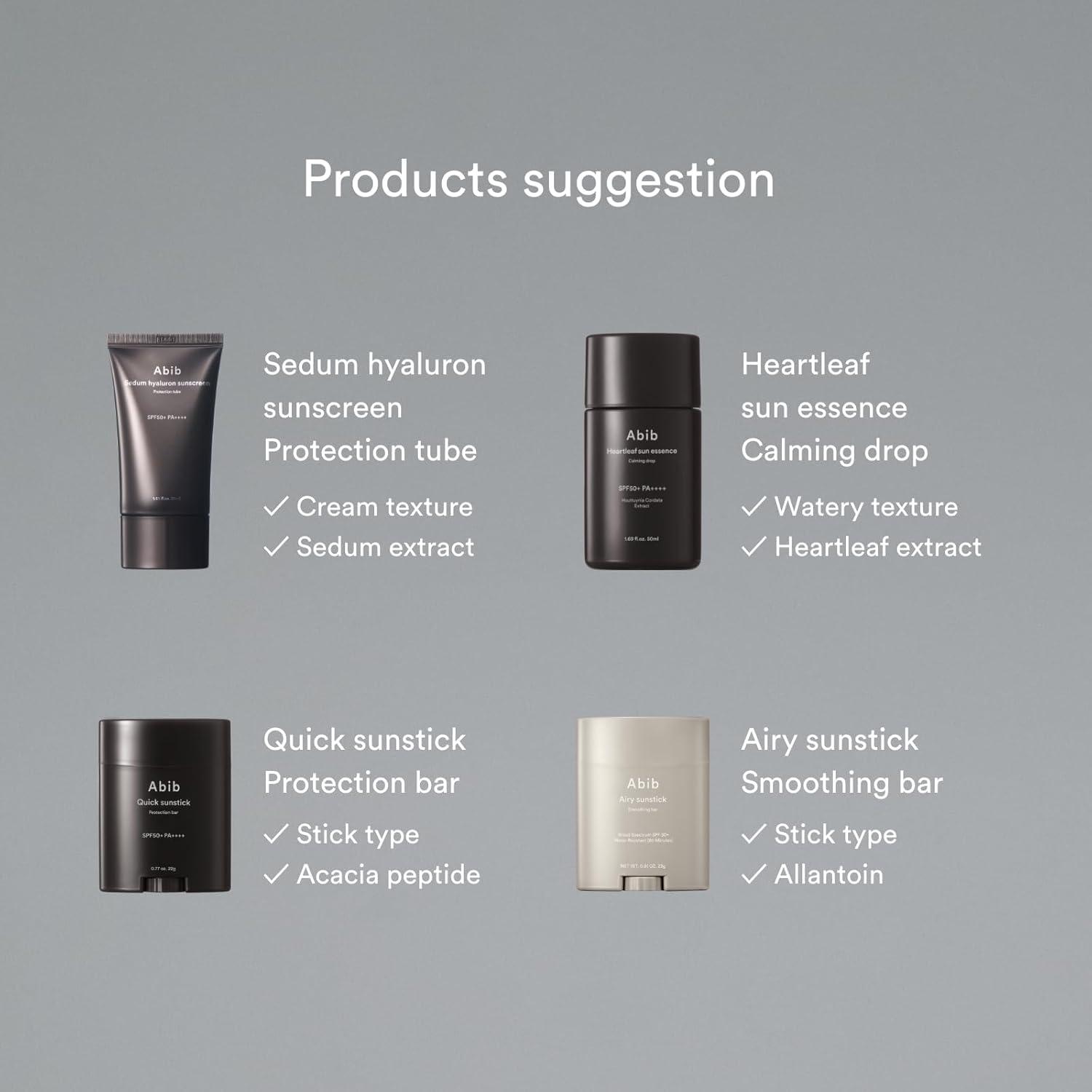 Abib Sedum hyaluron sunscreen Protection tube SPF50+ PA ++++ 50ml-thekimyoung.com