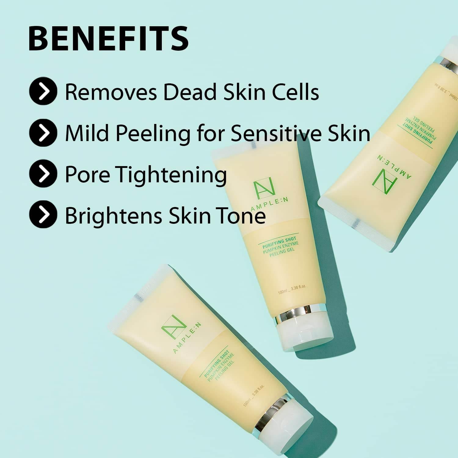 AMPLE:N Purifying Shot Pumpkin Enzyme Peeling Gel 100ml-thekimyoung.com