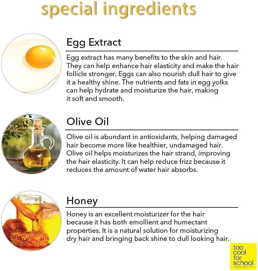 [TOO COOL FOR SCHOOL] Egg Remedy Pack Shampoo 200ml Shampoo TOO COOL FOR SCHOOL