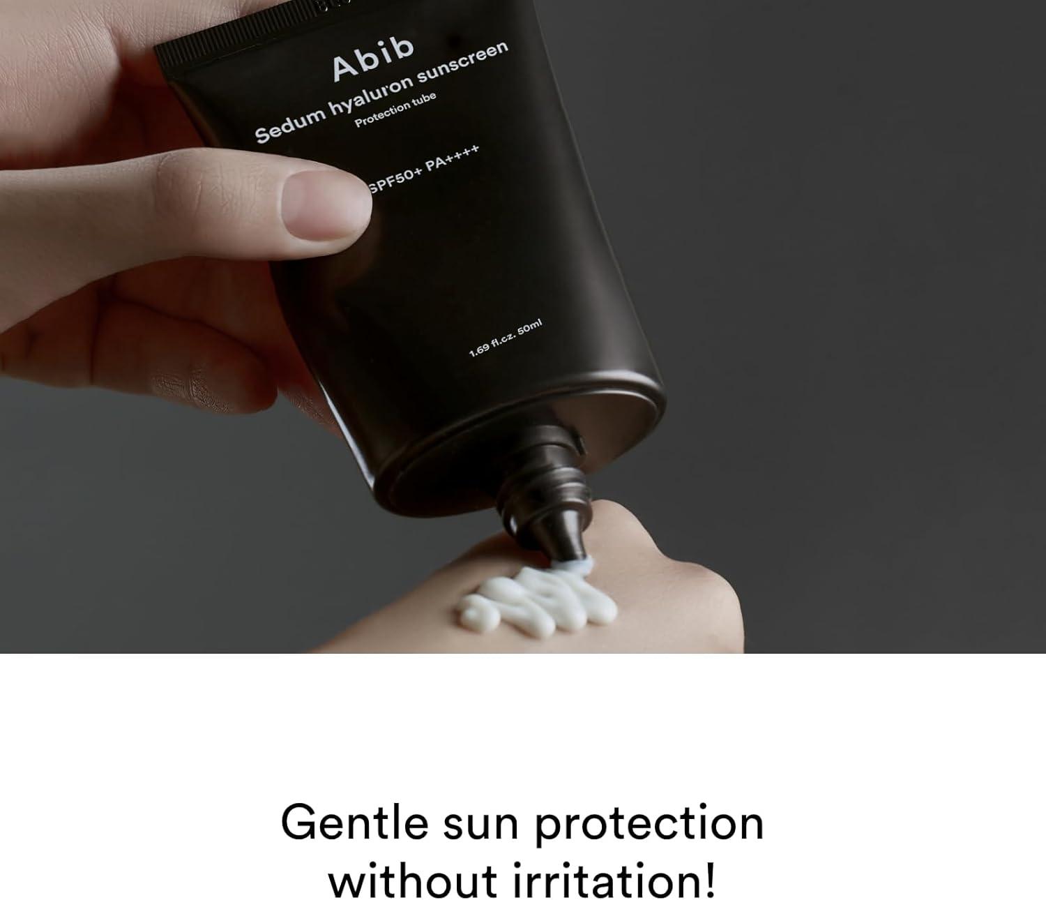 Abib Sedum hyaluron sunscreen Protection tube SPF50+ PA ++++ 50ml-thekimyoung.com