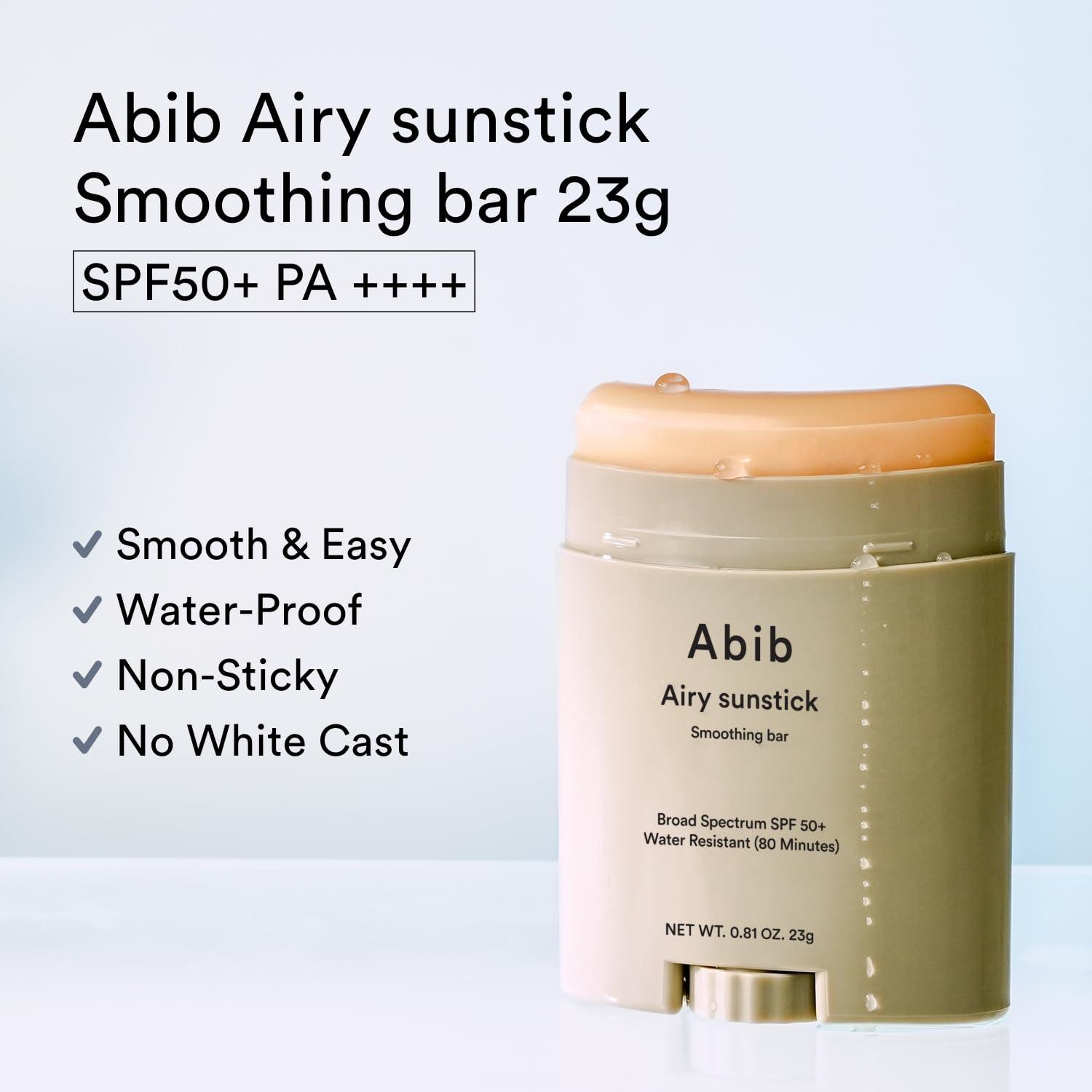 Abib Airy sunstick Smoothing bar SPF50+ PA++++ 23g Sun Stick Abib