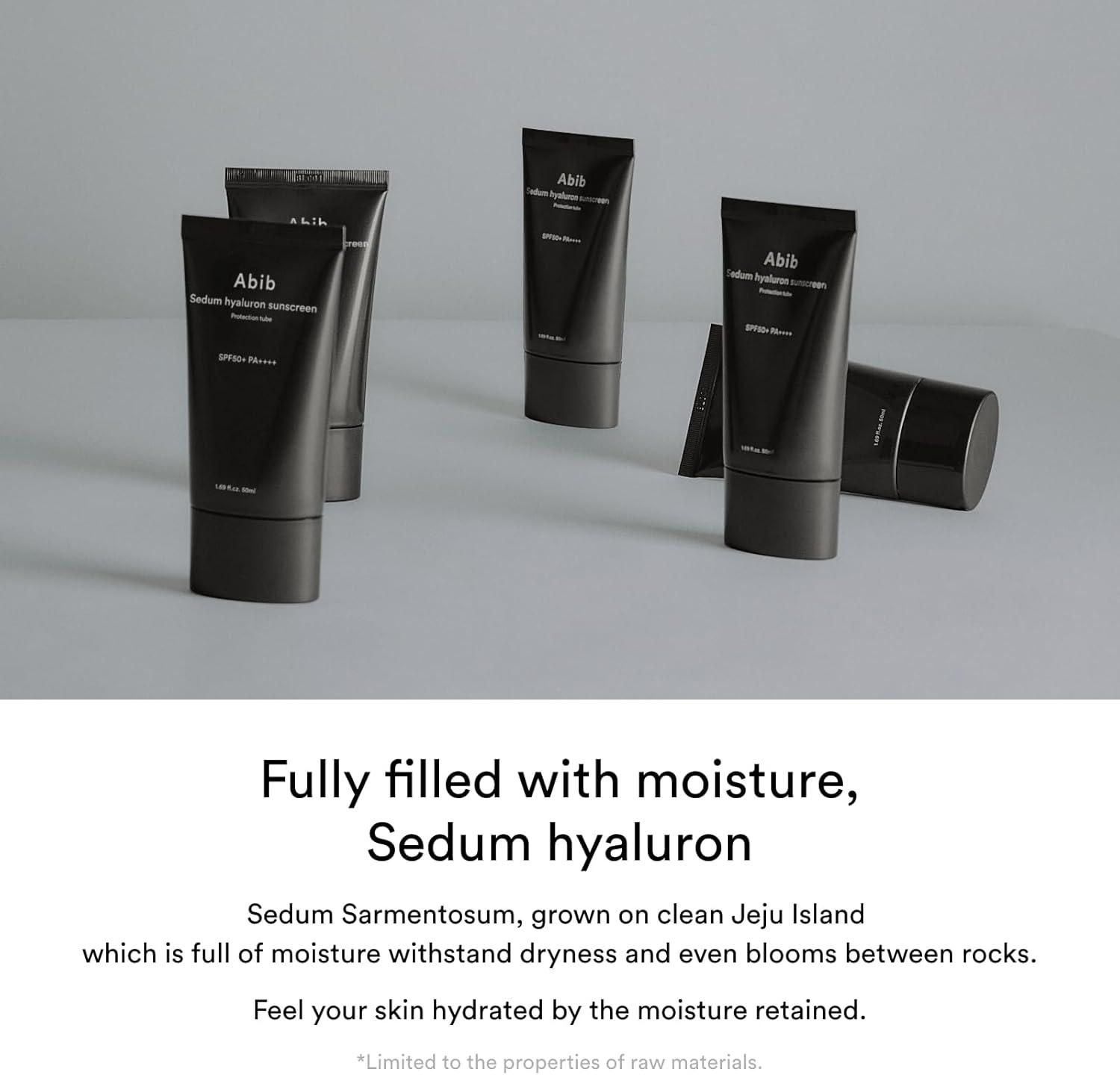 Abib Sedum hyaluron sunscreen Protection tube SPF50+ PA ++++ 50ml-thekimyoung.com