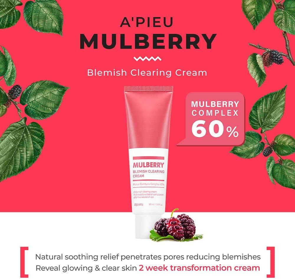 A'pieu Mulberry Blemish Clearing Cream 50ml-thekimyoung.com