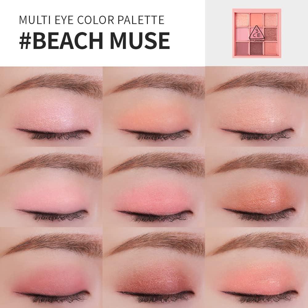 3CE Multi Eye Color Palette 8.1g #BEACH MUSE-thekimyoung.com