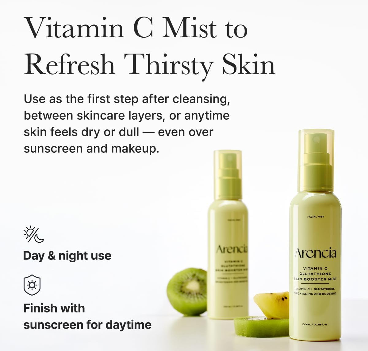 Arencia - Vitamin C Glutathione Skin Booster Mist (100ml)-thekimyoung.com