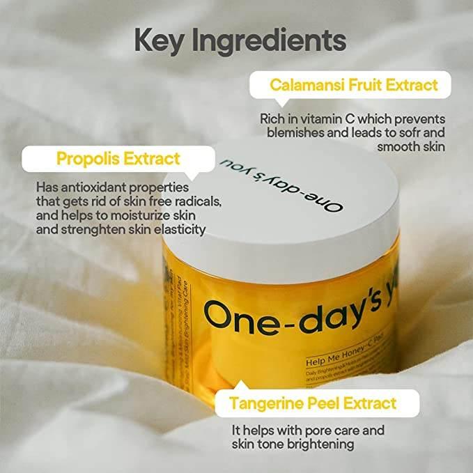 One-day's you Help Me Honey-C Pad 125ml(60pads)-thekimyoung.com