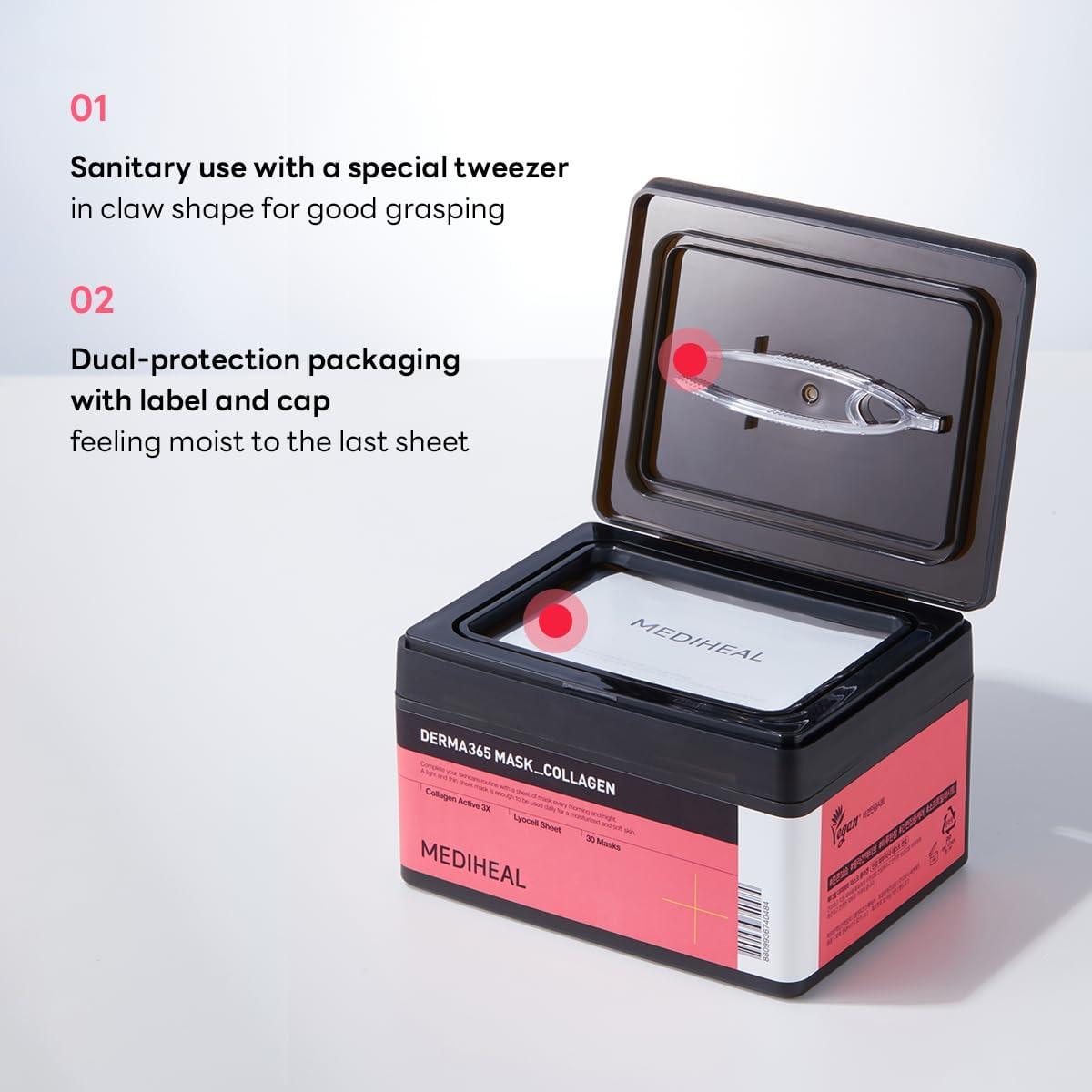 MEDIHEAL Derma 365 Collagen Mask Mask Sheet MEDIHEAL