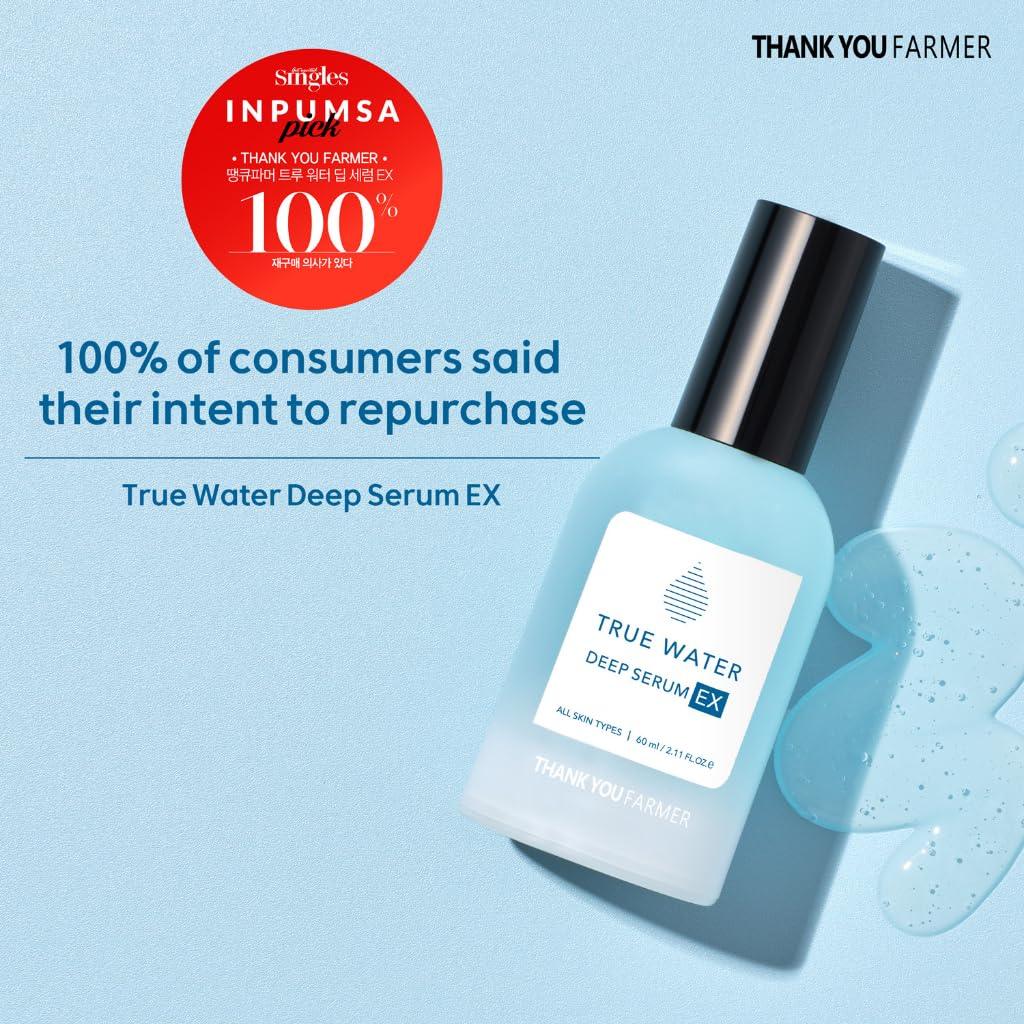 THANK YOU FARMER - True Water Deep Serum EX 60ml Face Serum THANK YOU FARMER