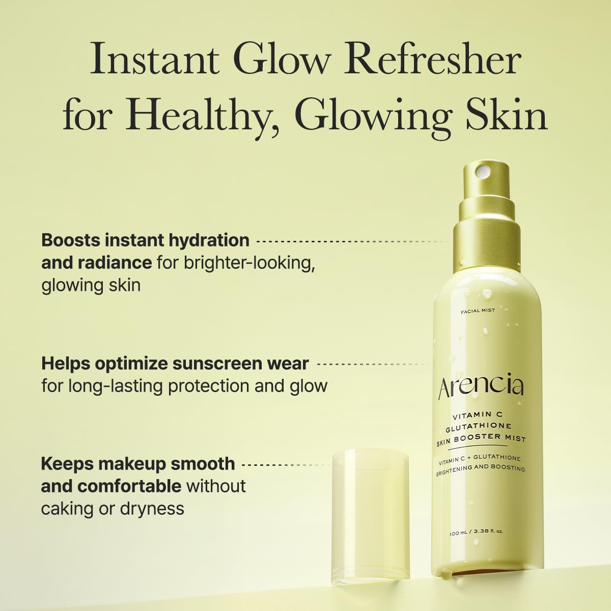 Arencia - Vitamin C Glutathione Skin Booster Mist (100ml)-thekimyoung.com