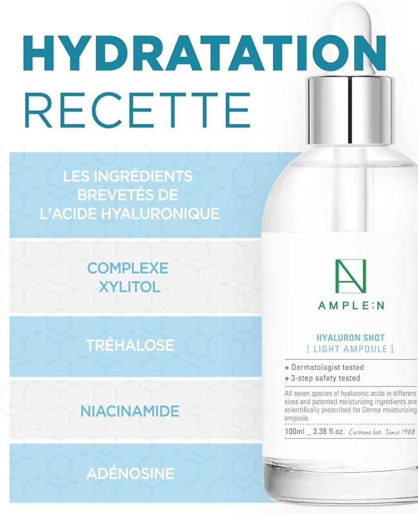 AMPLE:N Hyaluron Shot Light Ampoule Jumbo 100ml-thekimyoung.com