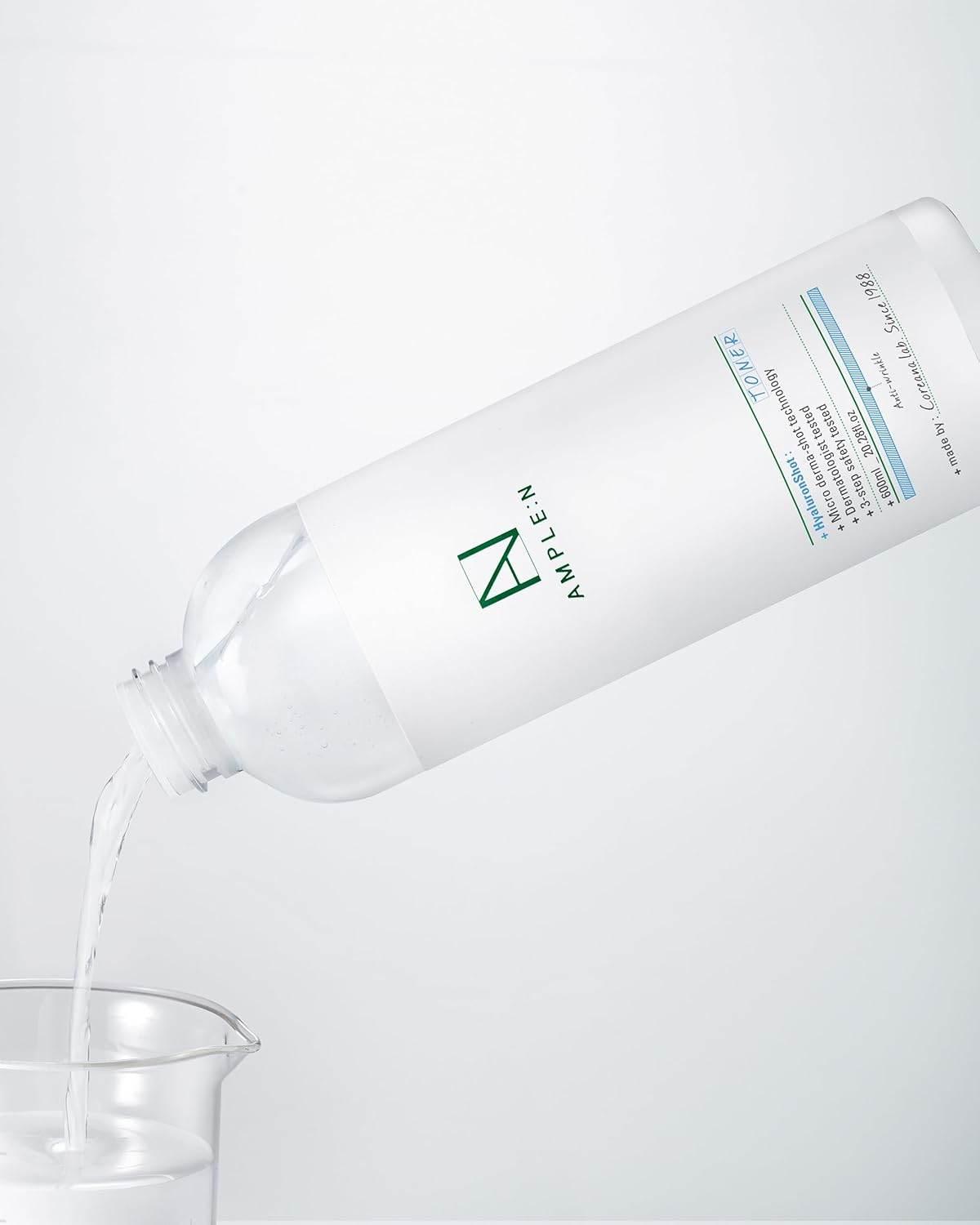 AMPLE:N Hyaluron Shot Toner Jumbo 600ml-thekimyoung.com
