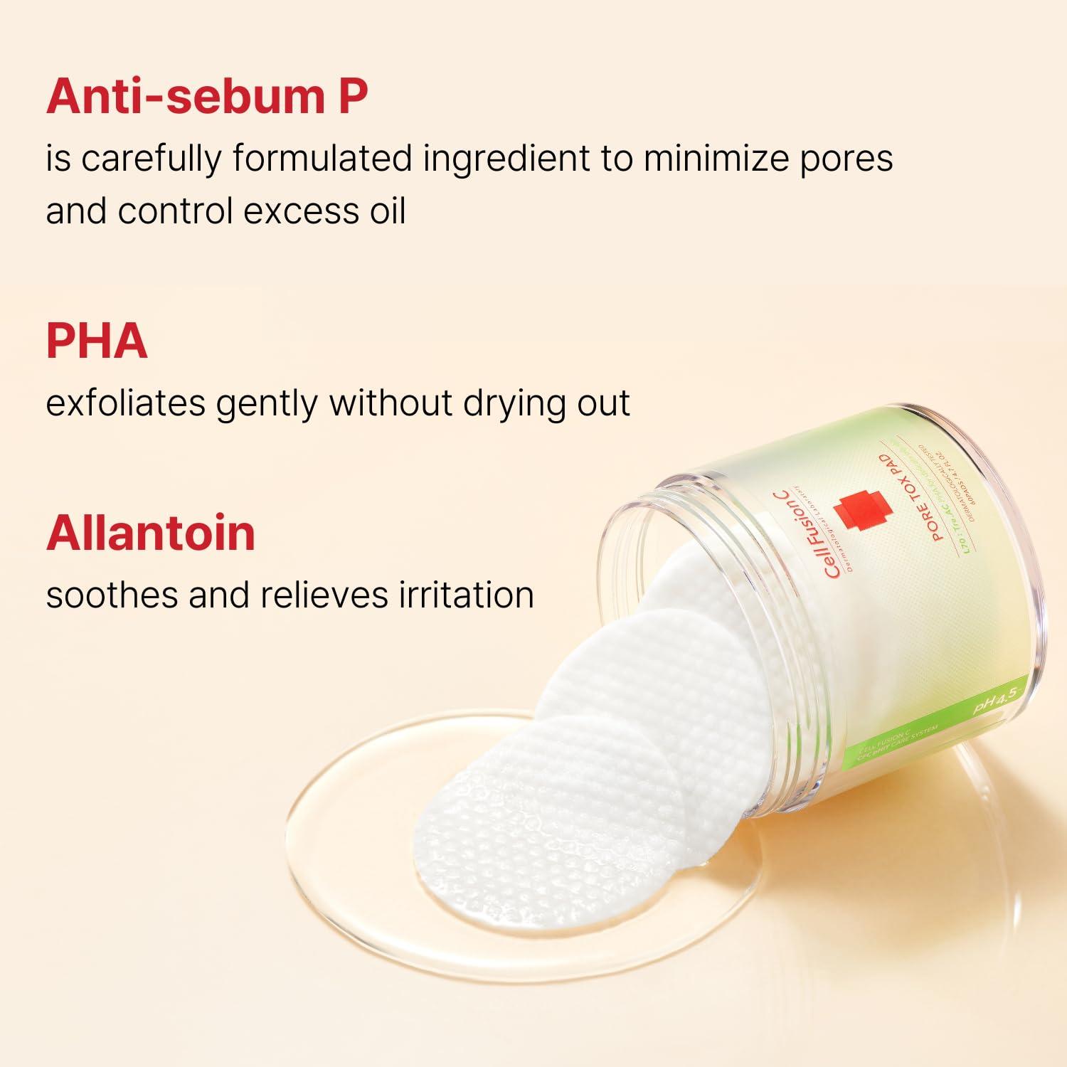 [Cell Fusion C] TRE.AC Pore Tox Pad (60 pads)-thekimyoung.com