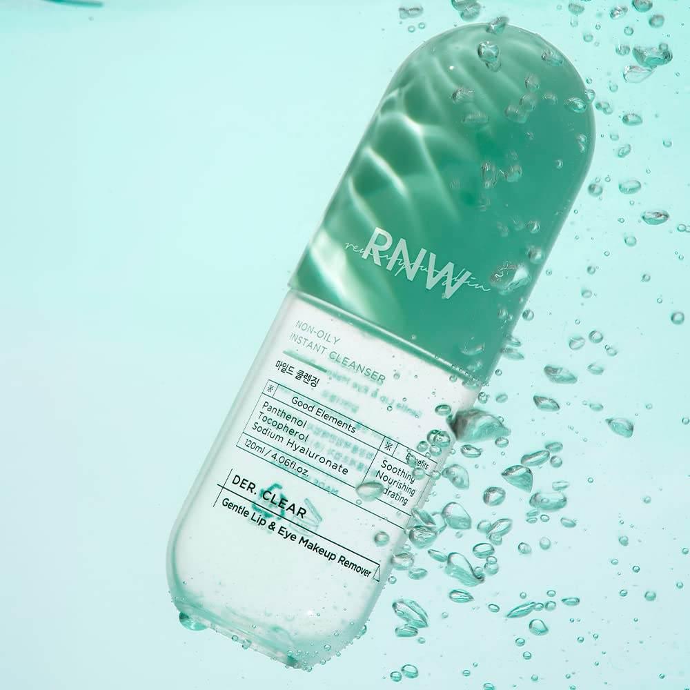 RNW DER. CLEAR Gentle Lip & Eye Makeup Remover 120ml-thekimyoung.com