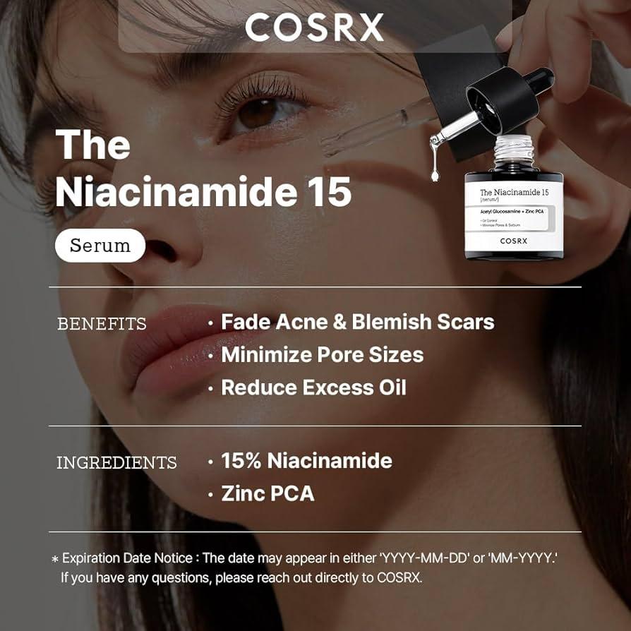 COSRX - The Niacinamide 15 Serum (20ml)-thekimyoung.com