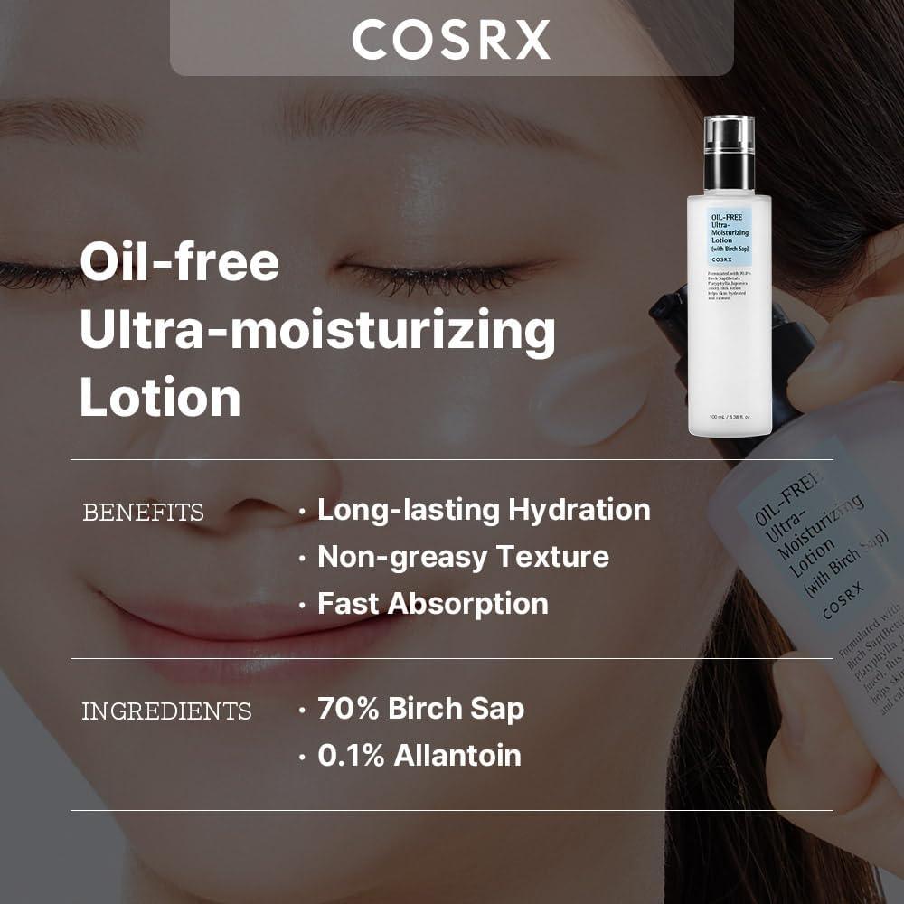 COSRX Oil-Free Ultra-Moisturizing Lotion with Birch Sap 100ml Lotion COSRX