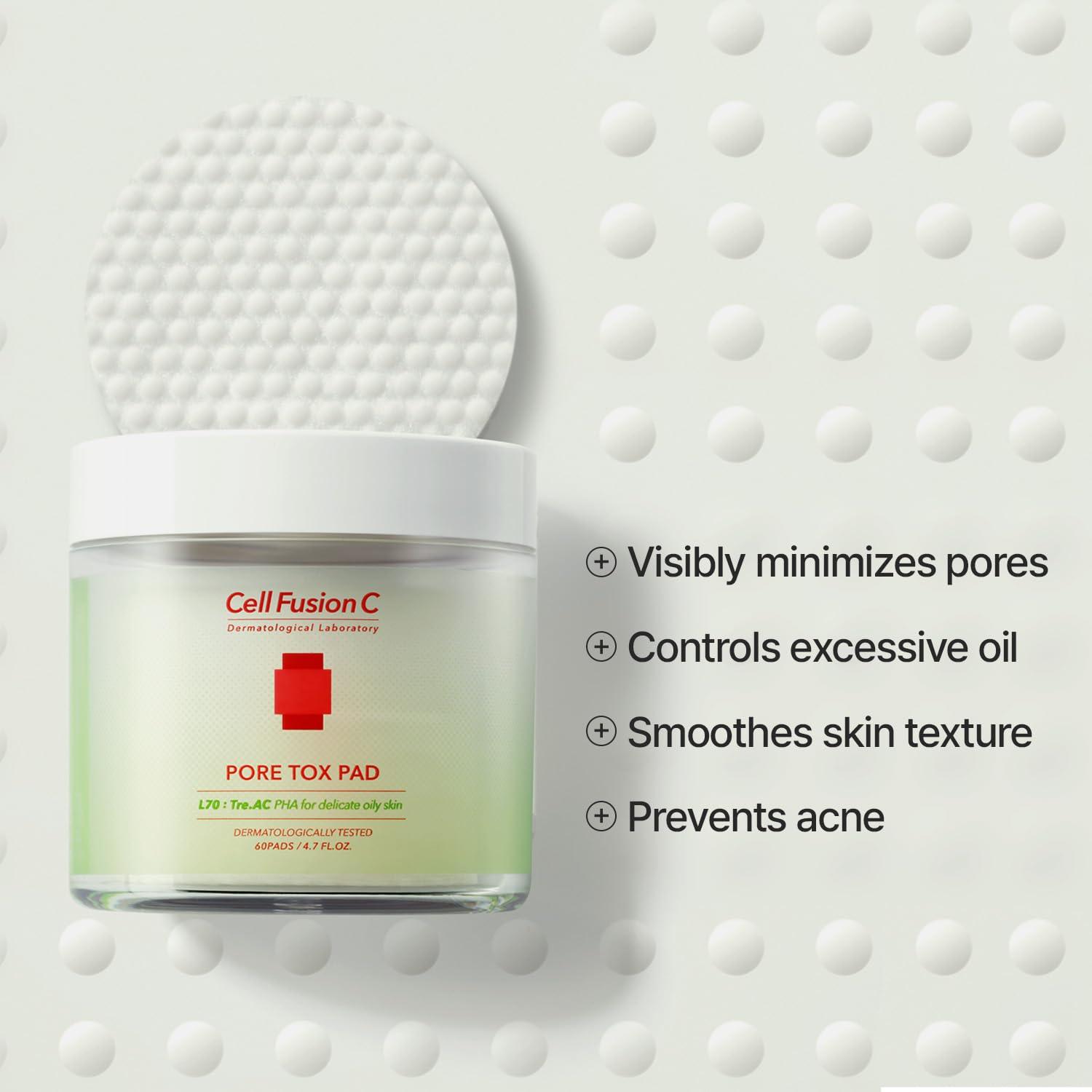 [Cell Fusion C] TRE.AC Pore Tox Pad (60 pads)-thekimyoung.com