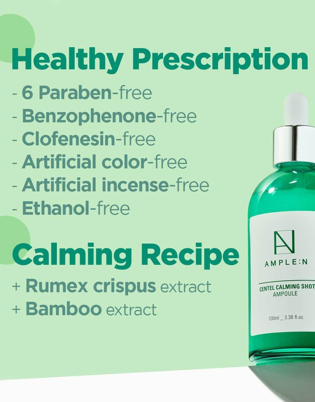 AMPLE:N Centel Calming Shot Ampoule 30ml-thekimyoung.com