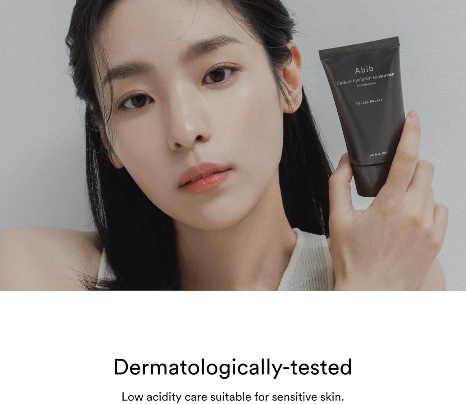 Abib Sedum hyaluron sunscreen Protection tube SPF50+ PA ++++ 50ml-thekimyoung.com