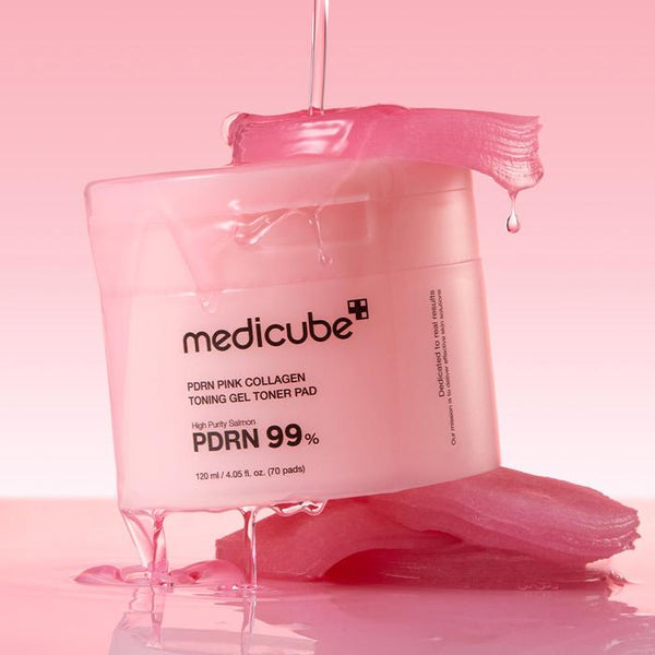 medicube PDRN Pink Collagen Toning Gel Toner Pad-thekimyoung.com