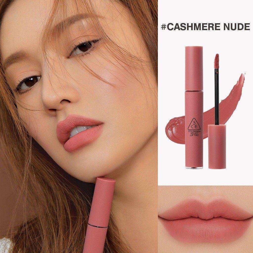 3CE Velvet Lip Tint 4g #CASHMERE NUDE-thekimyoung.com
