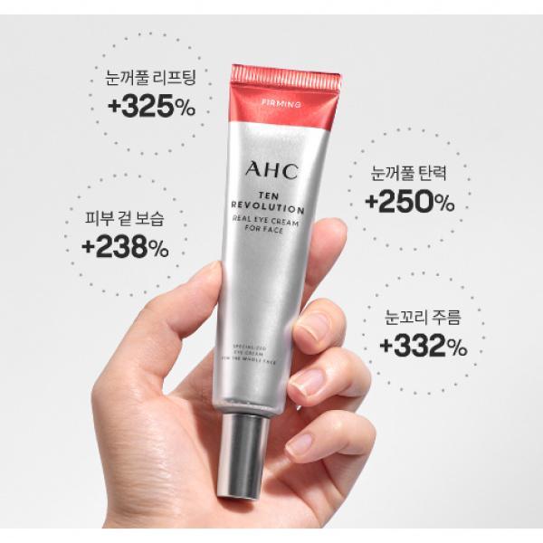 AHC Ten Revolution Real Eye Cream For Face 35ml+35ml-thekimyoung.com