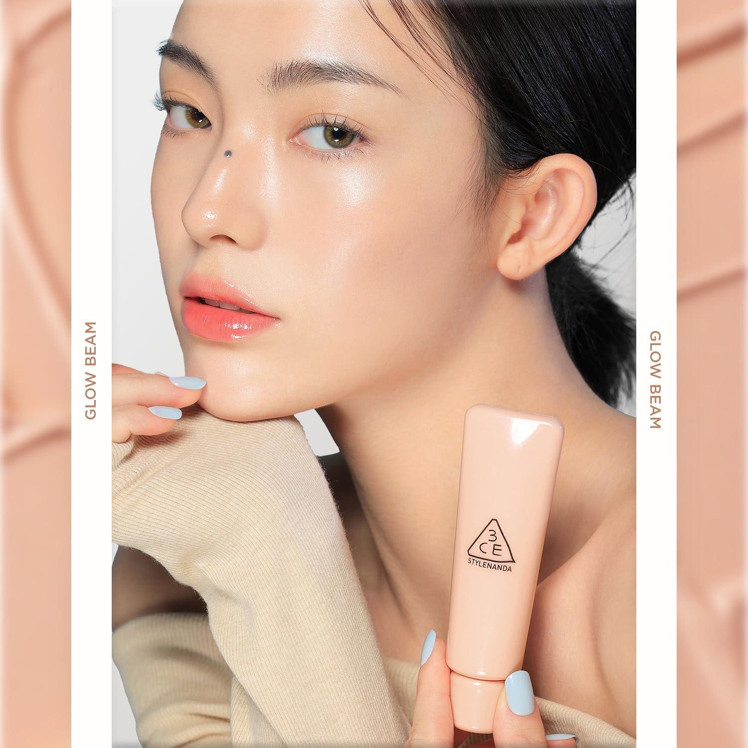 3CE GLOW BEAM 45ml #Pink Face Primers 3CE