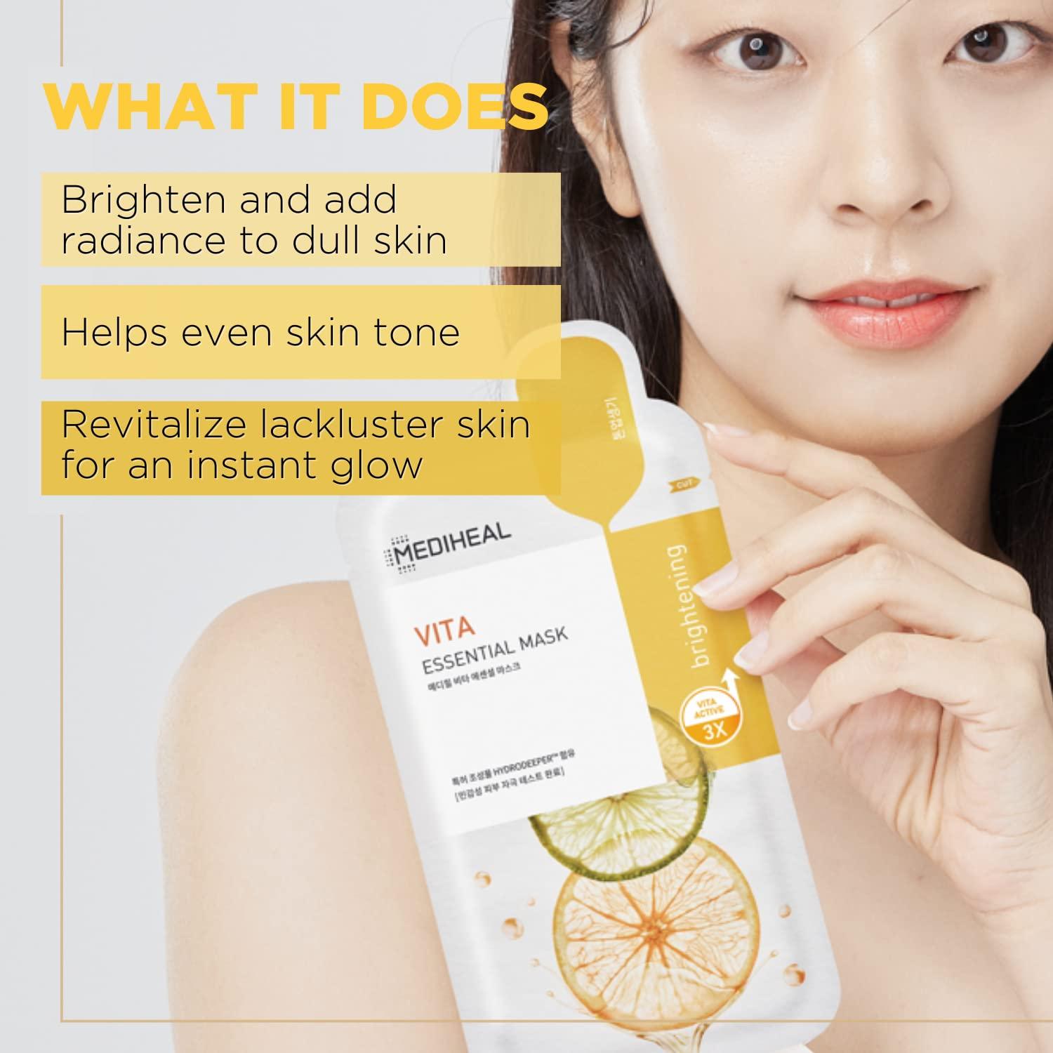MEDIHEAL Vitamin C Essential Mask Sheet 10P-thekimyoung.com