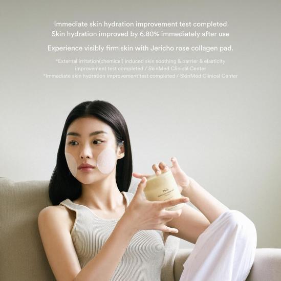 Abib Jericho rose collagen pad Firming touch 60 Pads Toner Pad Abib