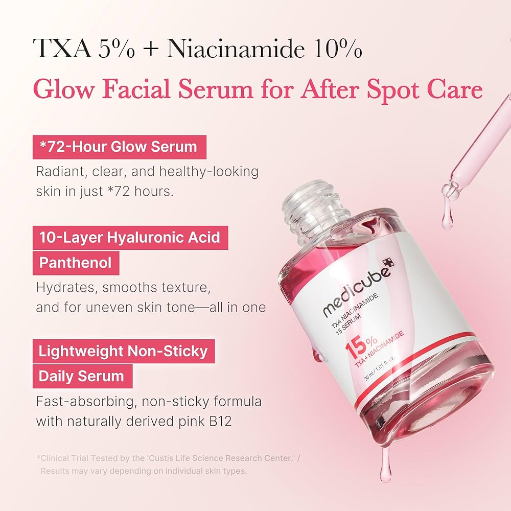 medicube TXA + Niacinamide 15% Glow Facial Serum - 30ml-thekimyoung.com